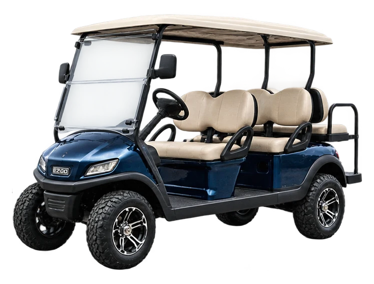 Six seater golf cart
